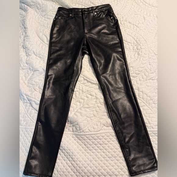 Universal Thread Pants - Universal Thread Black Faux Leather Pants